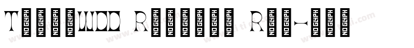 TonduW00 Regular Reg字体转换